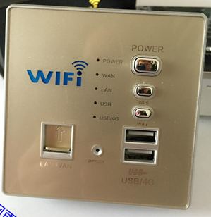 ตัวกระจาย wifi ติดผนังสวยหรู มีช่อง usb,lan ของใหม่100%  เหลือ3 ตัว